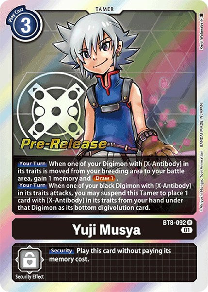 Yuji Musya [BT8-092] [New Awakening Pre-Release Cards] | Tables and Towers