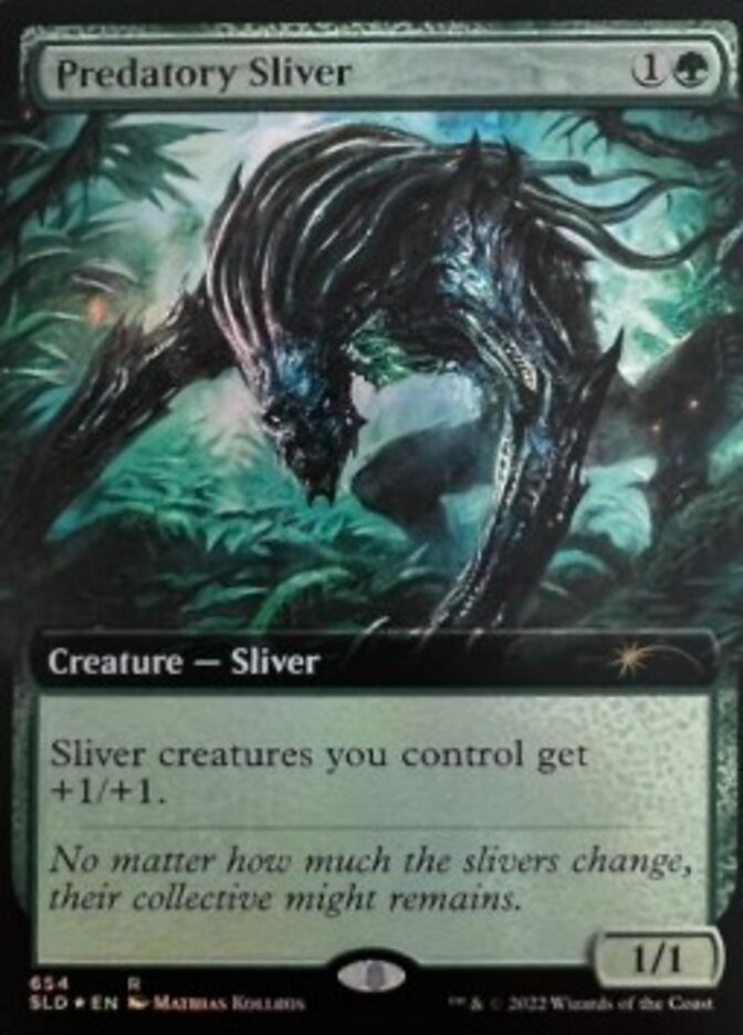 Predatory Sliver (Extended Art) [Secret Lair Drop Promos] | Tables and Towers