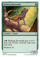 Basking Rootwalla (White Border) [Mystery Booster 2] | Tables and Towers