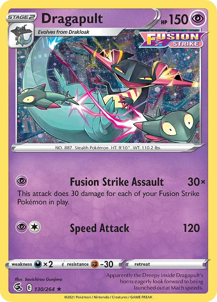 Dragapult (130/264) (Cosmos Holo) [Sword & Shield: Fusion Strike] | Tables and Towers