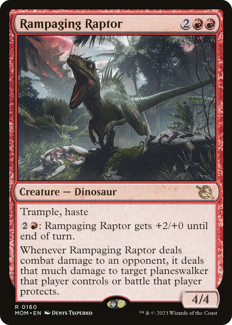 Rampaging Raptor [March of the Machine] | Tables and Towers