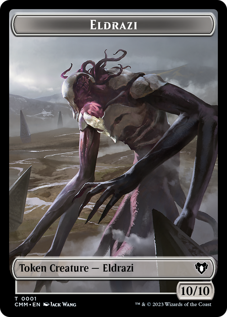 Eldrazi // Phyrexian Germ Double-Sided Token [Commander Masters Tokens] | Tables and Towers