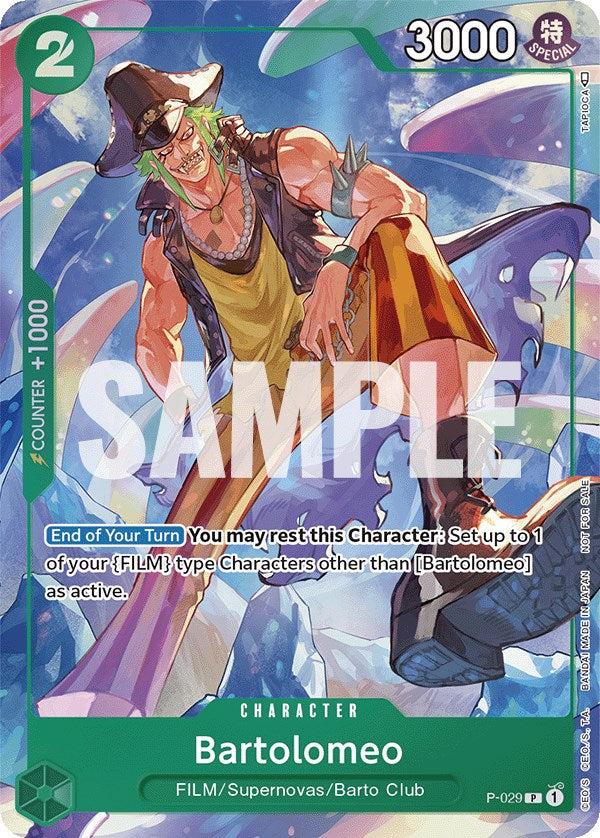 Bartolomeo (Event Pack Vol. 1) [One Piece Promotion Cards] | Tables and Towers