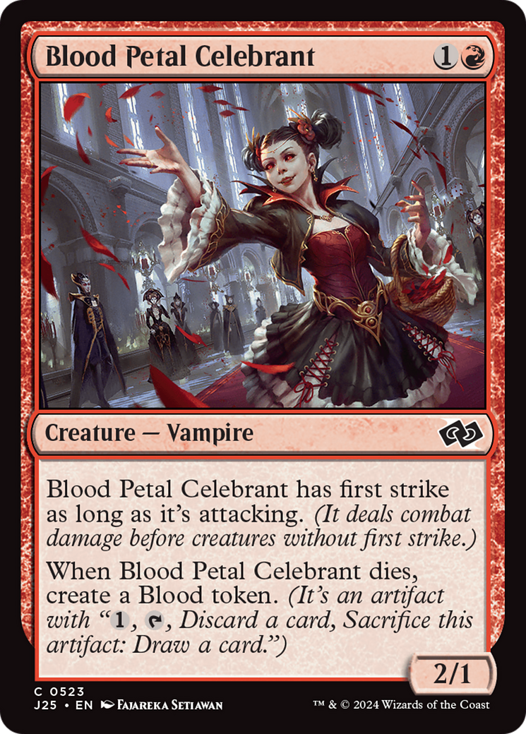 Blood Petal Celebrant [Foundations Jumpstart] | Tables and Towers