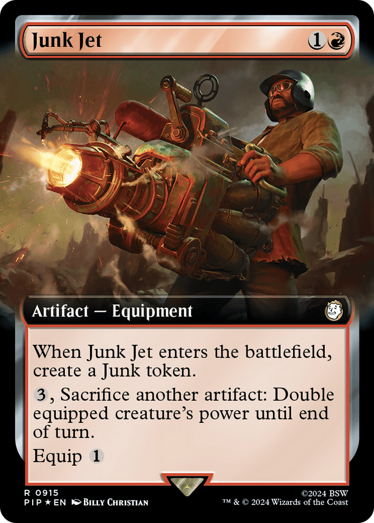 Junk Jet (Extended Art) (Surge Foil) [Fallout] | Tables and Towers