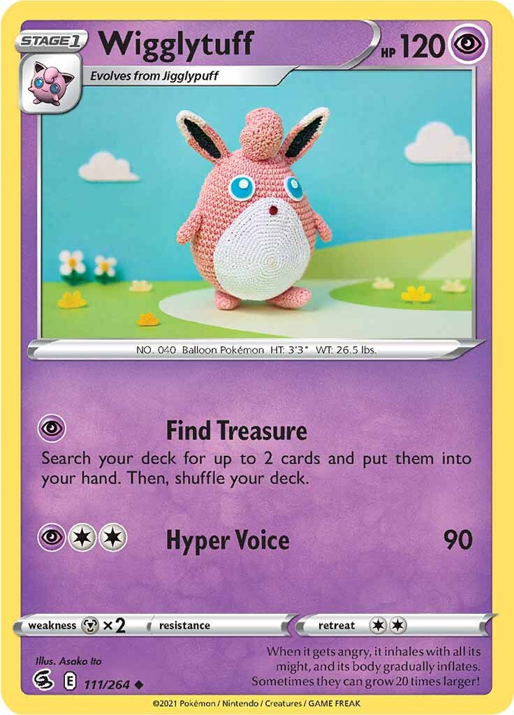 Wigglytuff (111/264) [Sword & Shield: Fusion Strike] | Tables and Towers