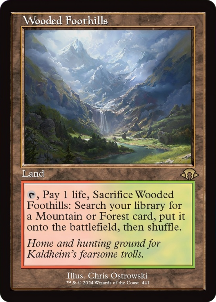 Wooded Foothills (Retro) [Modern Horizons 3] | Tables and Towers