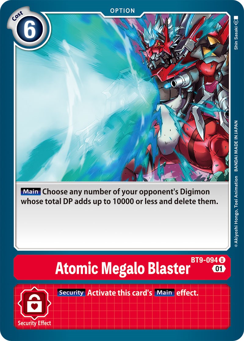 Atomic Megalo Blaster [BT9-094] [X Record] | Tables and Towers