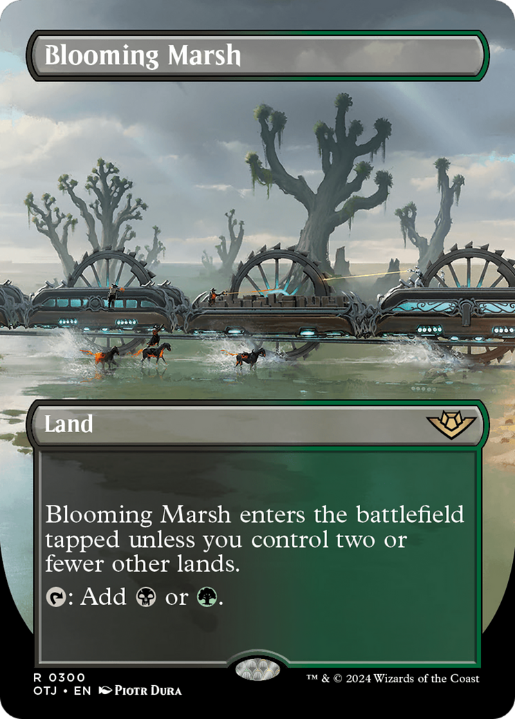 Blooming Marsh (Borderless) [Outlaws of Thunder Junction] | Tables and Towers