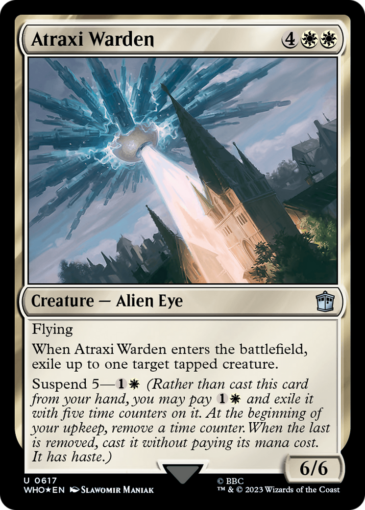 Atraxi Warden (Surge Foil) [Doctor Who] | Tables and Towers