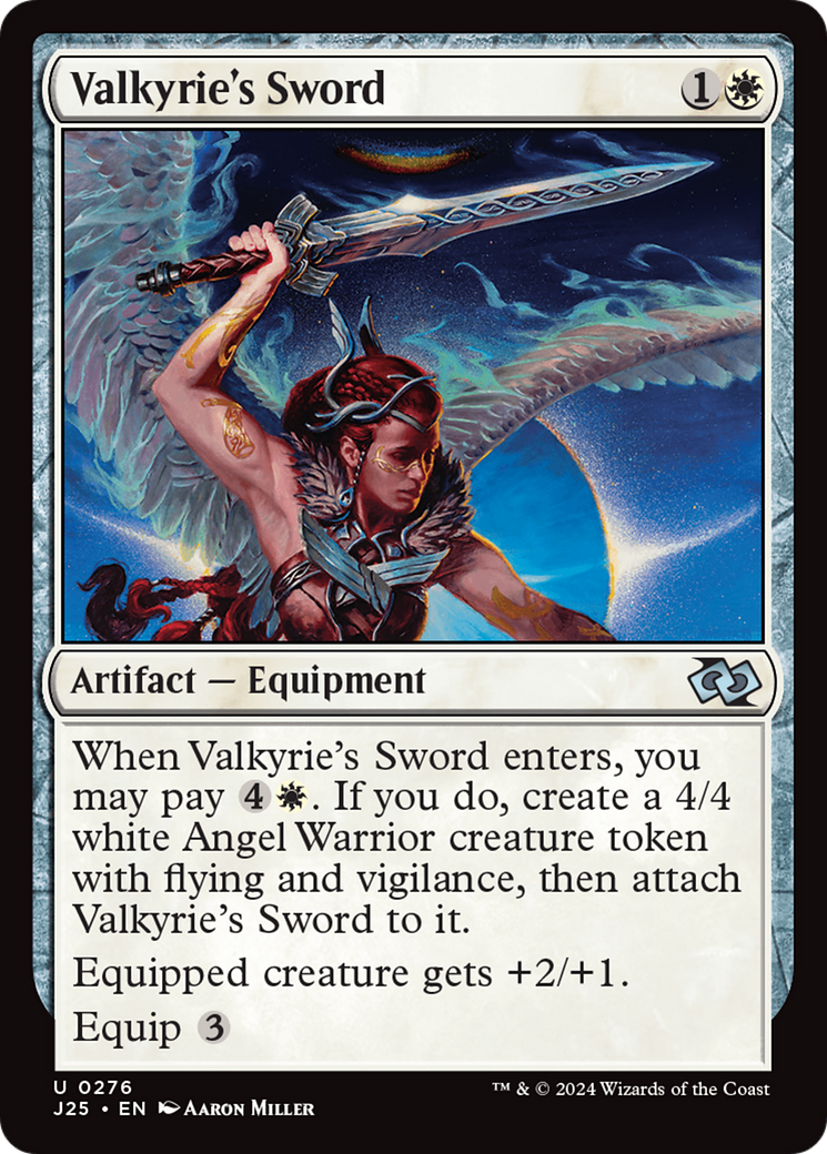 Valkyrie's Sword [Foundations Jumpstart] | Tables and Towers