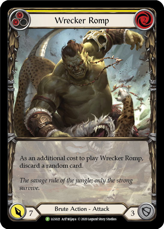 Wrecker Romp (Yellow) [LGS021] (Promo)  Rainbow Foil | Tables and Towers