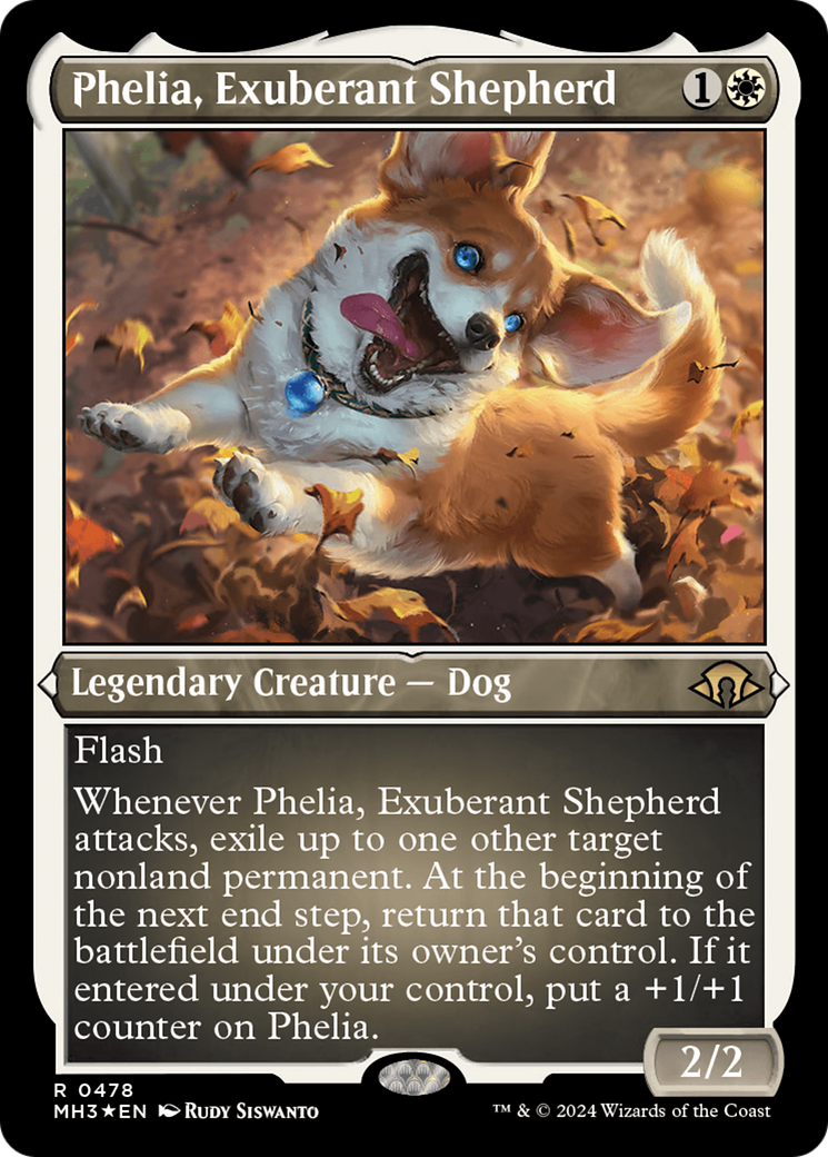 Phelia, Exuberant Shepherd (Foil Etched) [Modern Horizons 3] | Tables and Towers