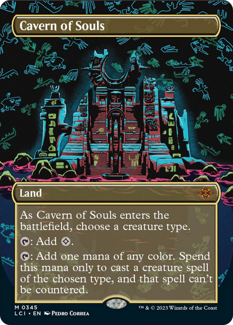 Cavern of Souls (0345) (Borderless) [The Lost Caverns of Ixalan] | Tables and Towers