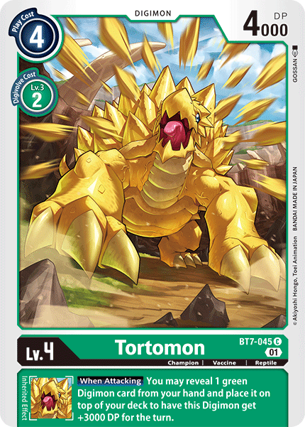 Tortomon [BT7-045] [Next Adventure] | Tables and Towers