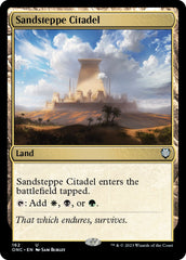 Sandsteppe Citadel [Phyrexia: All Will Be One Commander] | Tables and Towers