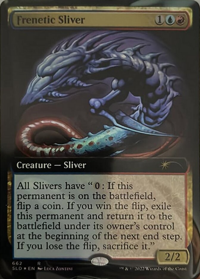 Frenetic Sliver (Extended Art) [Secret Lair Drop Promos] | Tables and Towers