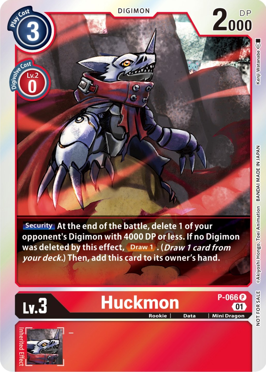 Huckmon [P-066] (Limited Card Pack) [Promotional Cards] | Tables and Towers