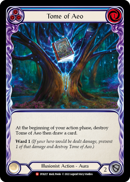 Tome of Aeo [DYN217] (Dynasty)  Rainbow Foil | Tables and Towers