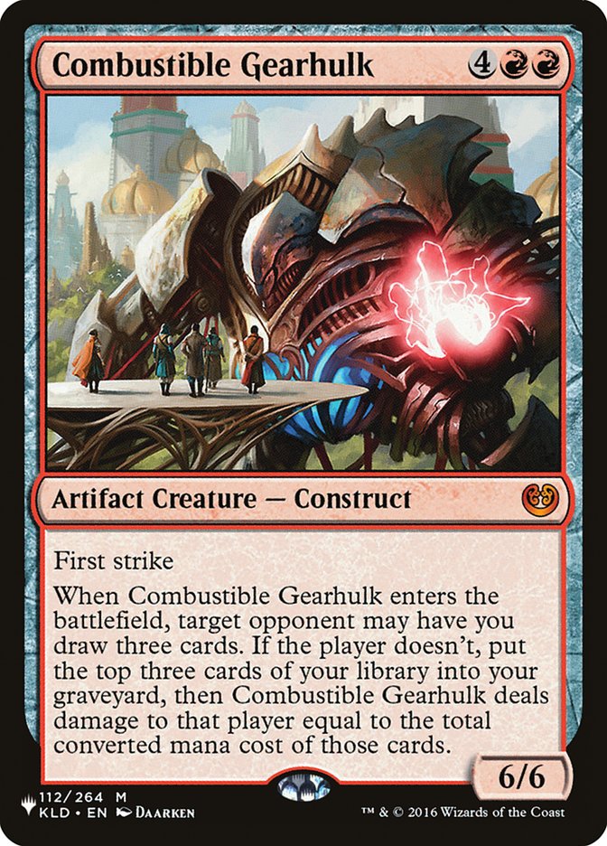 Combustible Gearhulk [The List] | Tables and Towers