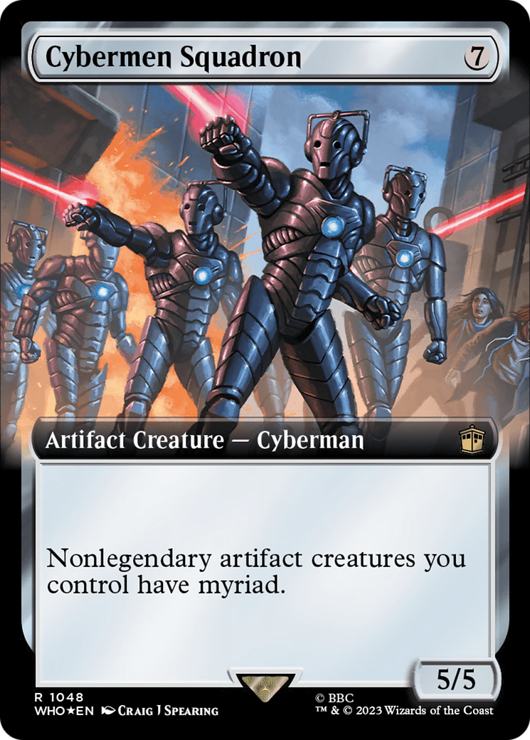 Cybermen Squadron (Extended Art) (Surge Foil) [Doctor Who] | Tables and Towers