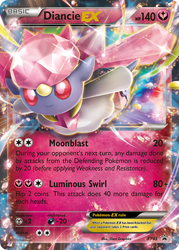 Diancie EX (XY43) [XY: Black Star Promos] | Tables and Towers