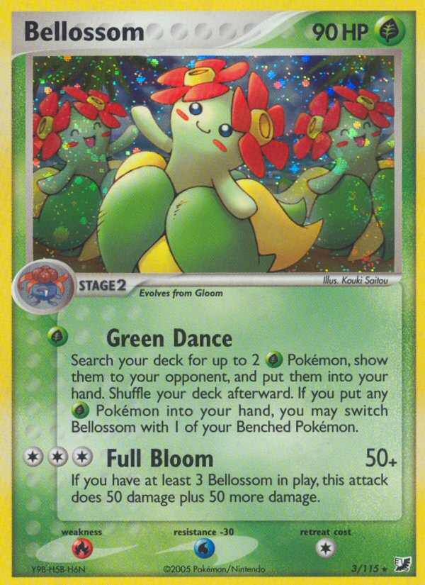 Bellossom (3/115) [EX: Unseen Forces] | Tables and Towers