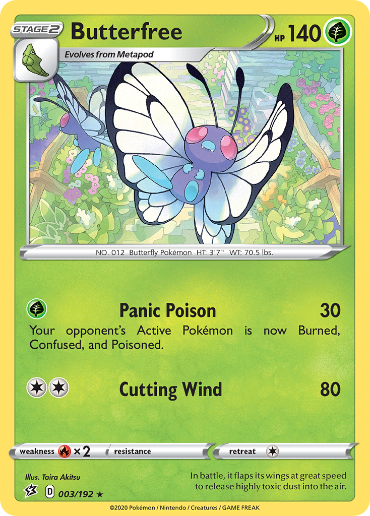 Butterfree (003/192) [Sword & Shield: Rebel Clash] | Tables and Towers