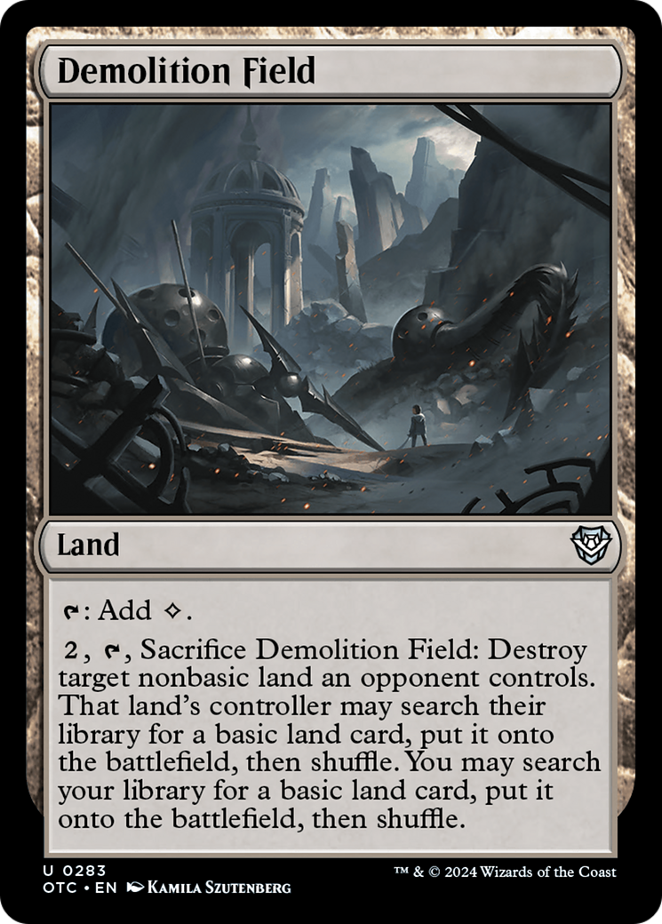 Demolition Field [Outlaws of Thunder Junction Commander] | Tables and Towers