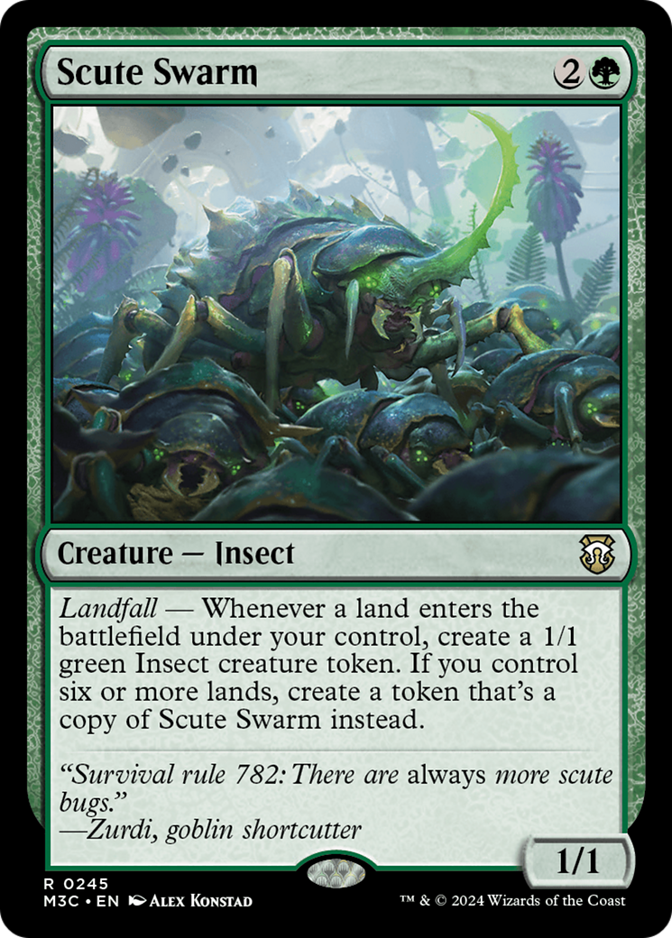 Scute Swarm (Ripple Foil) [Modern Horizons 3 Commander] | Tables and Towers