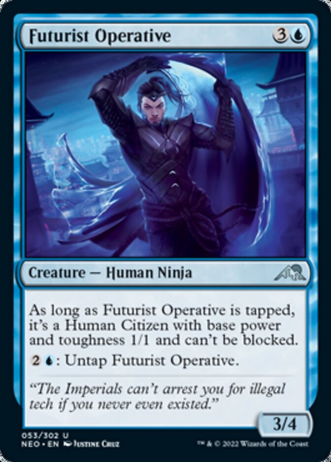 Futurist Operative [Kamigawa: Neon Dynasty] | Tables and Towers