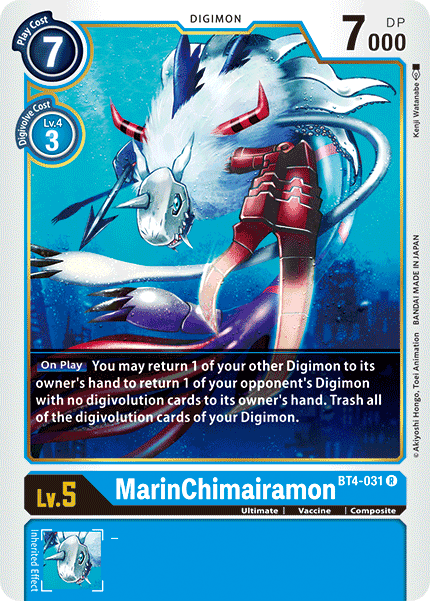 MarinChimairamon [BT4-031] [Great Legend] | Tables and Towers