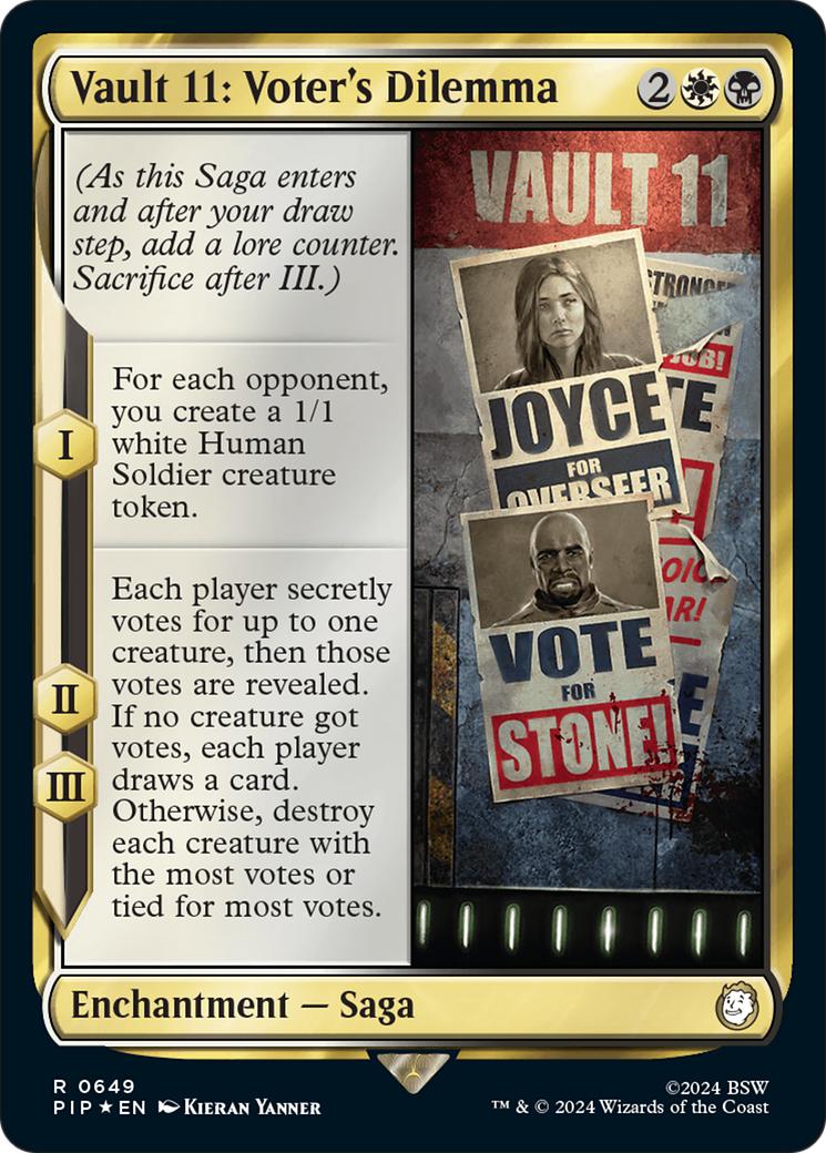 Vault 11: Voter's Dilemna (Surge Foil) [Fallout] | Tables and Towers