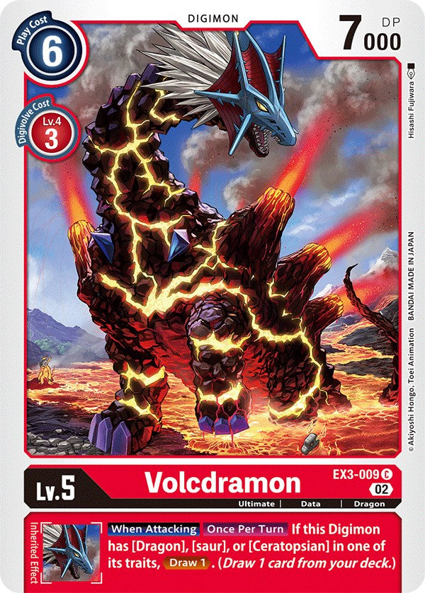 Volcdramon [EX3-009] [Draconic Roar] | Tables and Towers