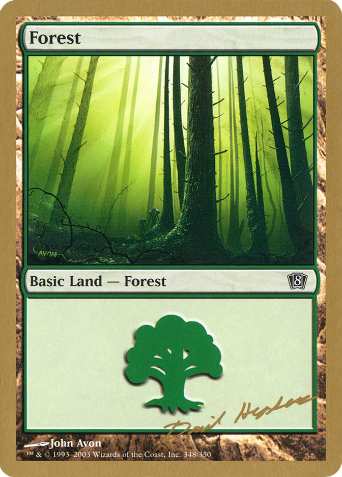 Forest (dh348) (Dave Humpherys) [World Championship Decks 2003] | Tables and Towers