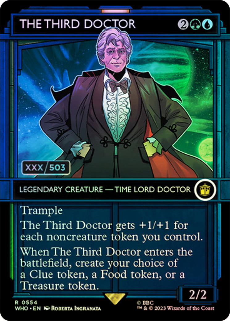 The Third Doctor (Serial Numbered) [Doctor Who] | Tables and Towers