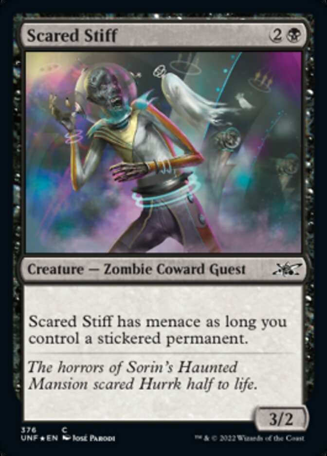 Scared Stiff (Galaxy Foil) [Unfinity] | Tables and Towers