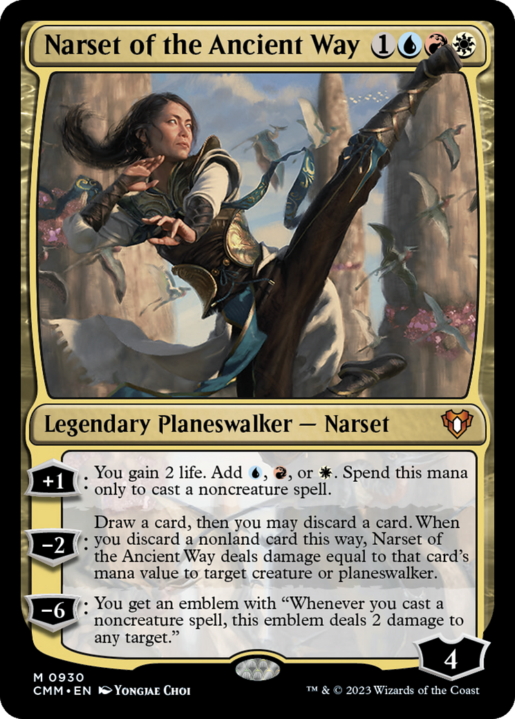 Narset of the Ancient Way [Commander Masters] | Tables and Towers