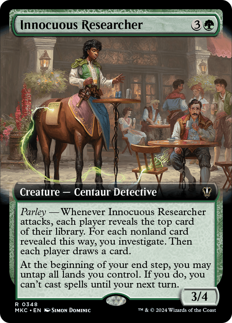 Innocuous Researcher (Extended Art) [Murders at Karlov Manor Commander] | Tables and Towers