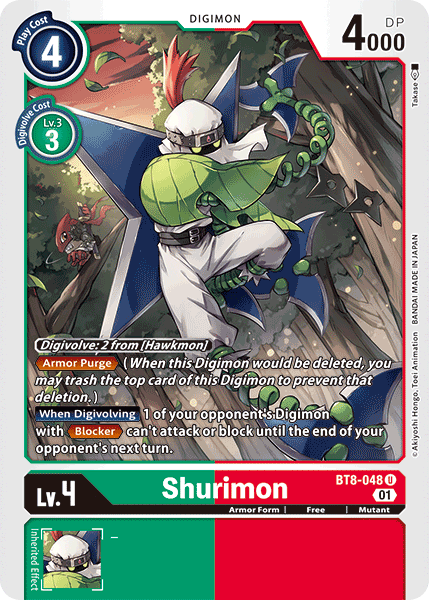 Shurimon [BT8-048] [New Awakening] | Tables and Towers