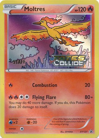 Moltres (XY127) (Staff) [XY: Black Star Promos] | Tables and Towers