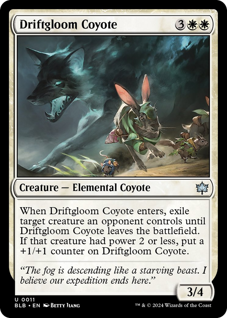 Driftgloom Coyote [Bloomburrow] | Tables and Towers