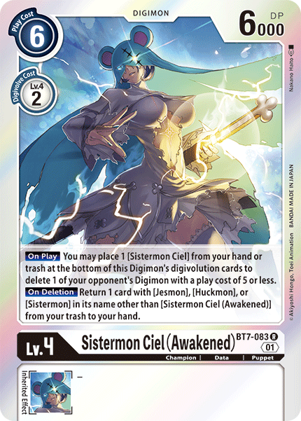 Sistermon Ciel (Awakened) [BT7-083] [Next Adventure] | Tables and Towers