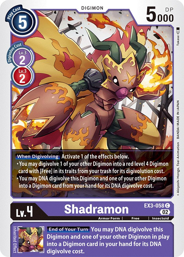 Shadramon [EX3-058] [Draconic Roar] | Tables and Towers