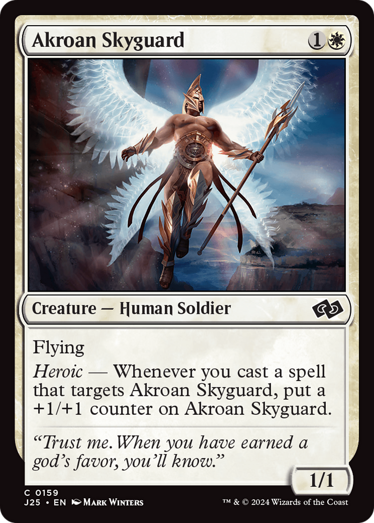 Akroan Skyguard [Foundations Jumpstart] | Tables and Towers