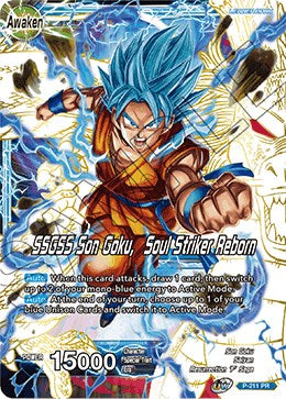 Super Saiyan God Son Goku // SSGSS Son Goku, Soul Striker Reborn (P-211) [Promotion Cards] | Tables and Towers