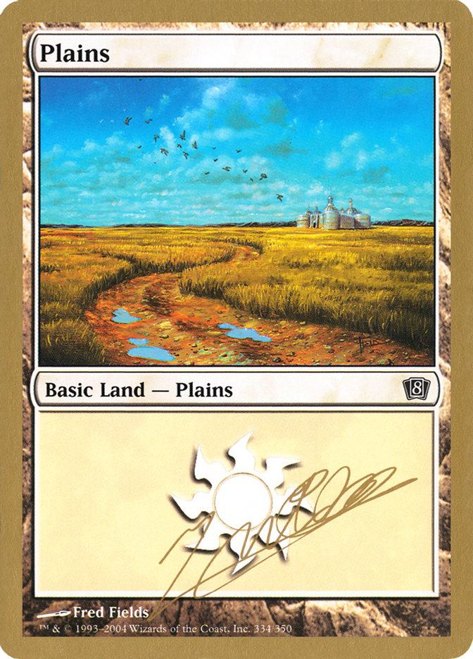 Plains (jn334) (Julien Nuijten) [World Championship Decks 2004] | Tables and Towers