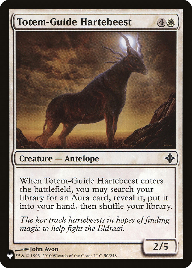 Totem-Guide Hartebeest [The List Reprints] | Tables and Towers