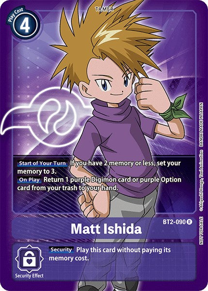 Matt Ishida [BT2-090] (Official Tournament Pack Vol.3) [Release Special Booster Promos] | Tables and Towers