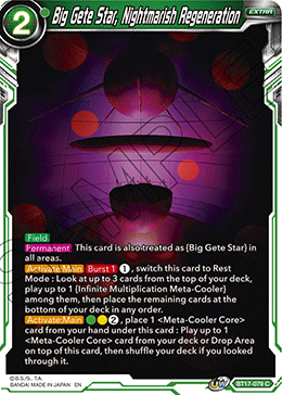 Big Gete Star, Nightmarish Regeneration (BT17-079) [Ultimate Squad] | Tables and Towers